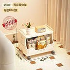 置物架收納架零食推車架客廳宿舍夾縫多層落地整理架子移動儲物架