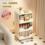 置物架收納架零食推車架客廳宿舍夾縫多層落地整理架子移動儲物架