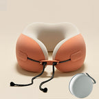 U型枕 記憶棉護頸枕 飛機高鐵旅行枕 便攜頸椎枕 午睡靠枕 護脖子神器