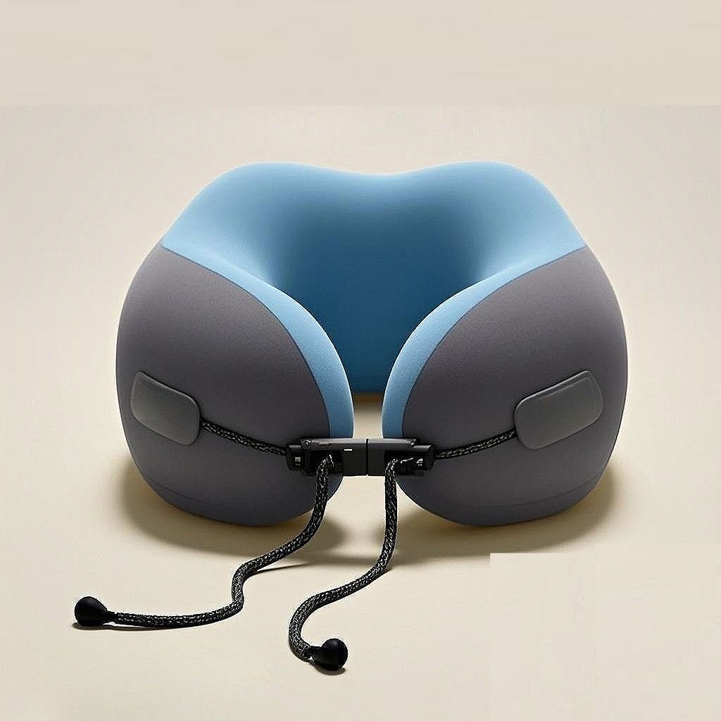 U型枕 記憶棉護頸枕 飛機高鐵旅行枕 便攜頸椎枕 午睡靠枕 護脖子神器