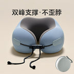 U型枕 記憶棉護頸枕 飛機高鐵旅行枕 便攜頸椎枕 午睡靠枕 護脖子神器