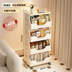 置物架收納架零食推車架客廳宿舍夾縫多層落地整理架子移動儲物架